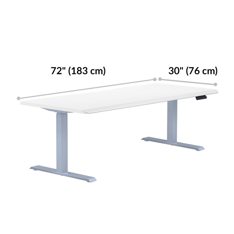 width of the desk is 72 inches long image number null